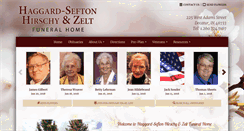 Desktop Screenshot of hshfuneralhome.com