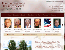 Tablet Screenshot of hshfuneralhome.com